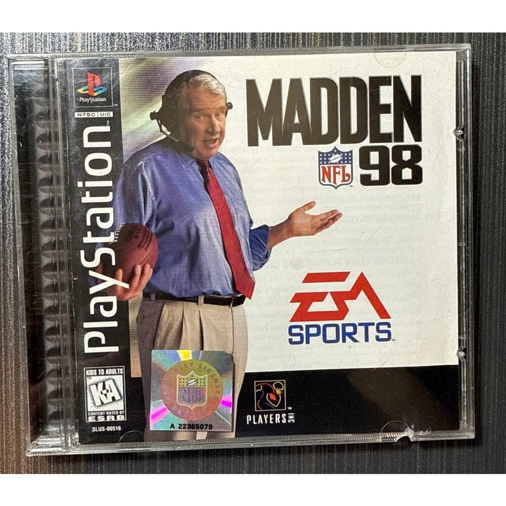 Sony PlayStation 1 PS1 EA Sports NFL Madden 98 Video Game